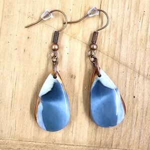 OOAK Genuine Polychrome Jasper Earrings